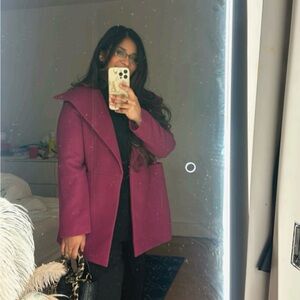 Women's Magenta Coat